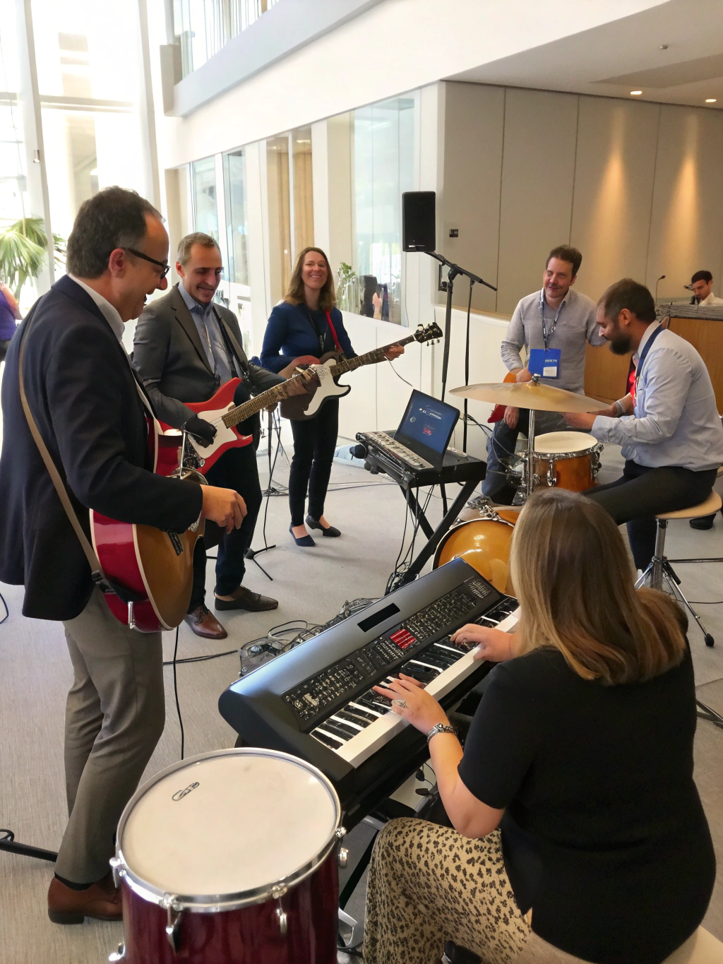 Community music workshop and cultural collaboration